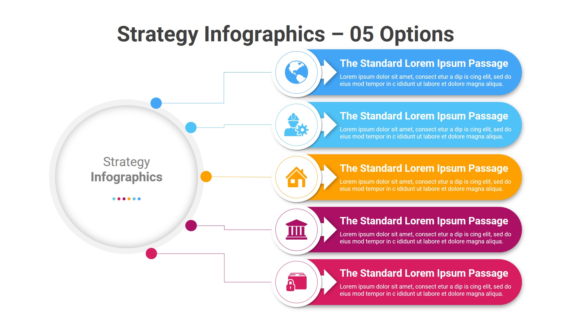 Strategy Powerpoint Infographics Template Diagram Presentation Templates